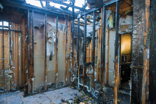 Professional Fire Damage Repair technician working in Centreville, MD